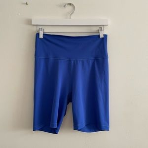 TNA Aritzia Blue Bike Shorts - M